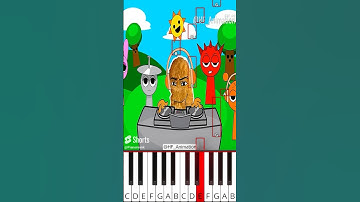 Incredibox Sprunki Fun Time But Horror Phase 2 Nugget (@HF_Animation) - Octave Piano Tutorial