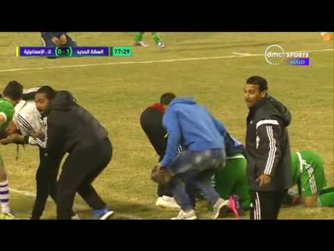 دوري  ممدوح بيسا يسجل الهدف الاول لنادي السكة الحديد في شباك ك الاسماعيلية