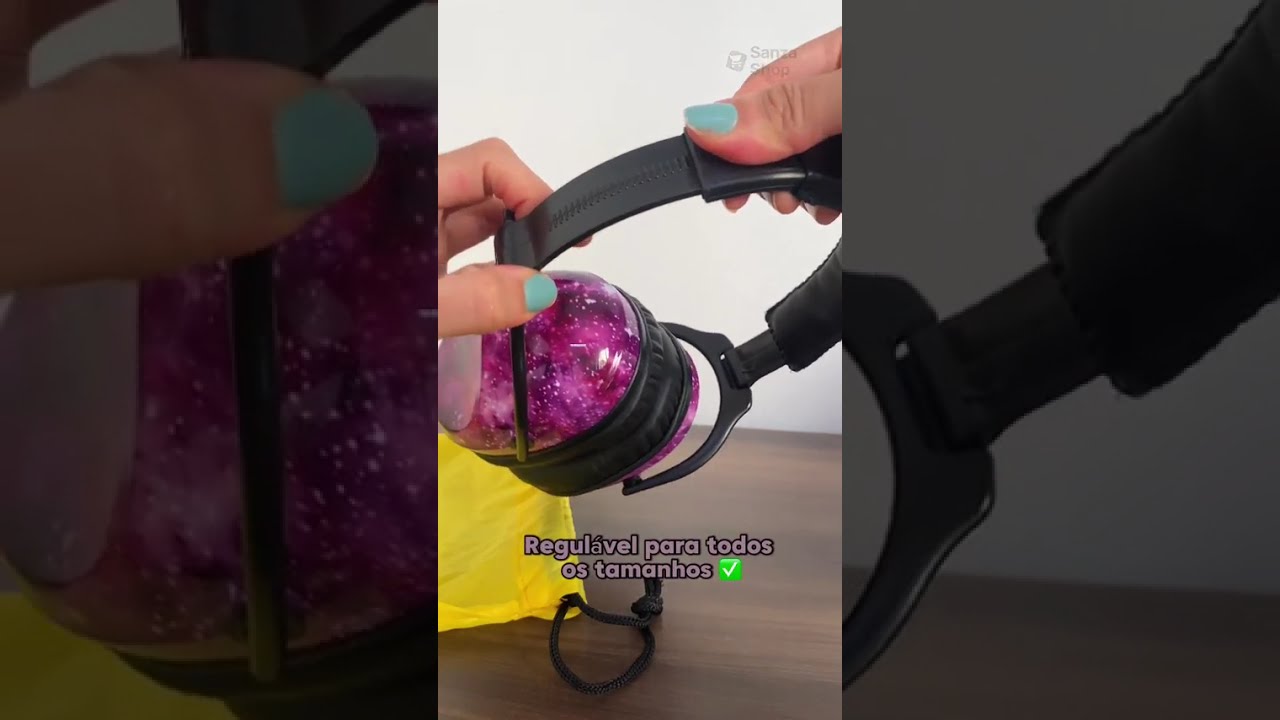 🌌 Esse Abafador de Ruídos Galáxia é LINDO DEMAIS! 😍✨ 