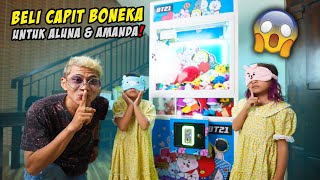 BELI MESIN CAPIT BONEKA ASLI SURPRISE HADIAH UNTUK ALUNA DAN AMANDA‼️😱 DIA SENENG BANGET‼️🥳