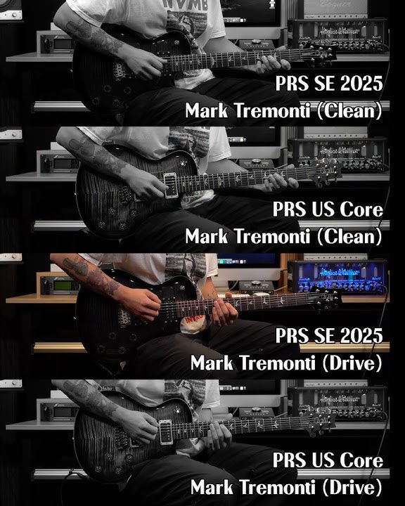 『PRS Mark Tremonti』 PRS SE 2025 vs US Core I Creed - One Last Breath & Alter Bridge - Metalingus