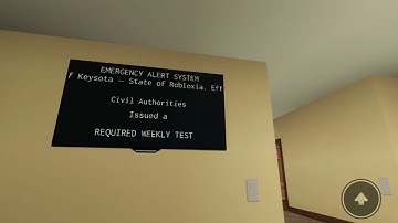 Required weekly test on TV and NOAA Weather Radio 