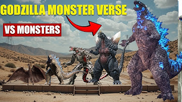 Godzilla MonsterVerse vs Giant Monsters | 3D Monsters Size Comparison 2025