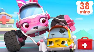 brave ambulance song more monster trucks car cartoon kids songs babybus