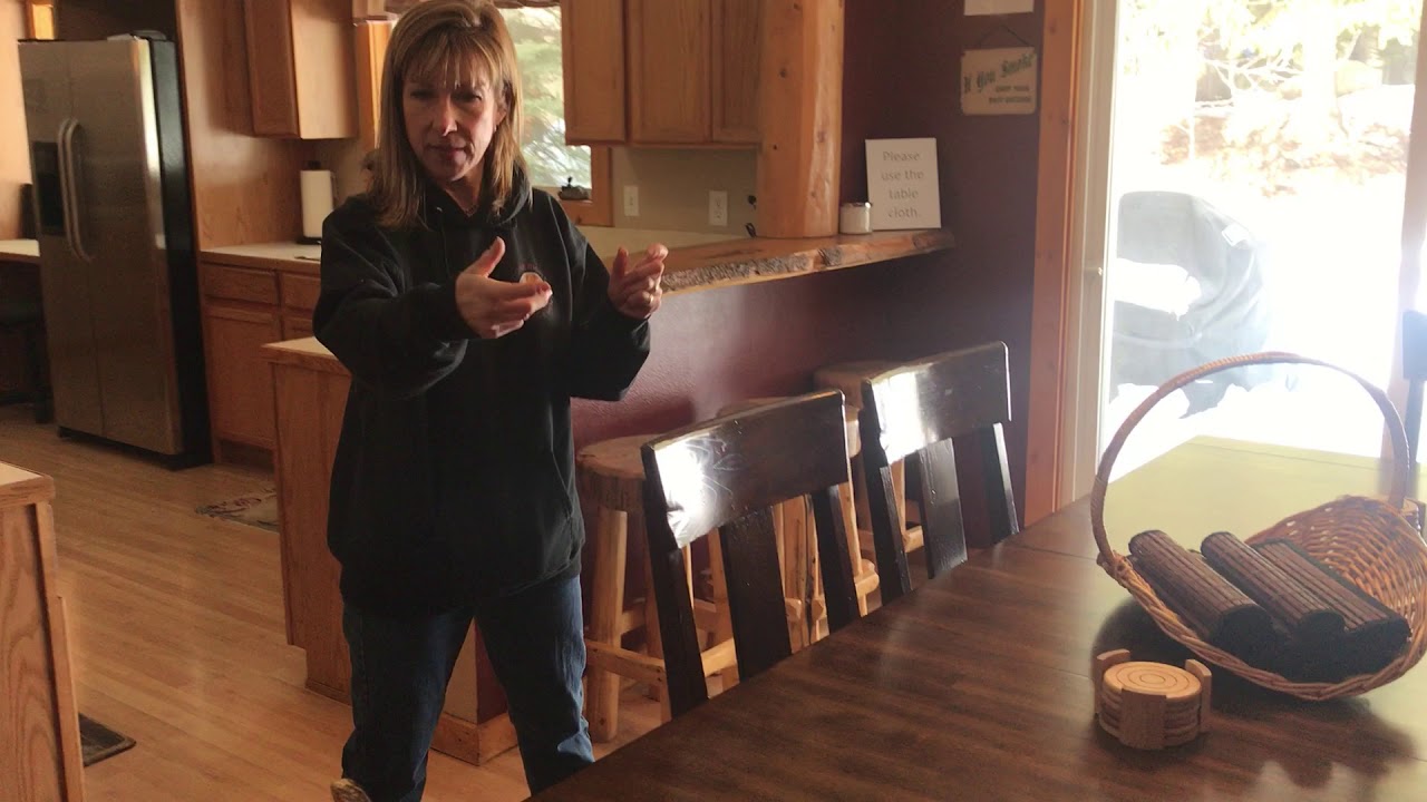 Video walk through of Payette River Cabin vacation rental McCall Idaho