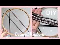 DIY Beaded Ribbon Sash/Belt with Tambour Beading | Hand Embroidered Accessories