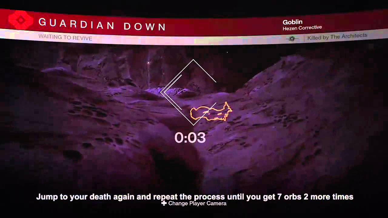 Path of the Voidwalker (get 7 orbs using Nova Bomb 3 times in a strike)