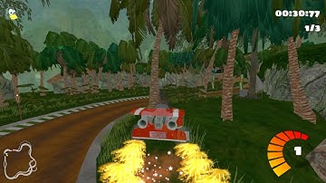 STK 0.9.3 - Cocoa Temple in SuperTux in 1:33.635