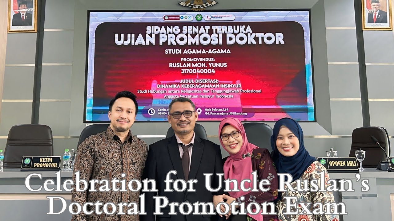 Celebration for Uncle Ruslan’s Doctoral Promotion Examination | ルスラン叔父の博士学位取得お祝いの会 - August 5, 2024