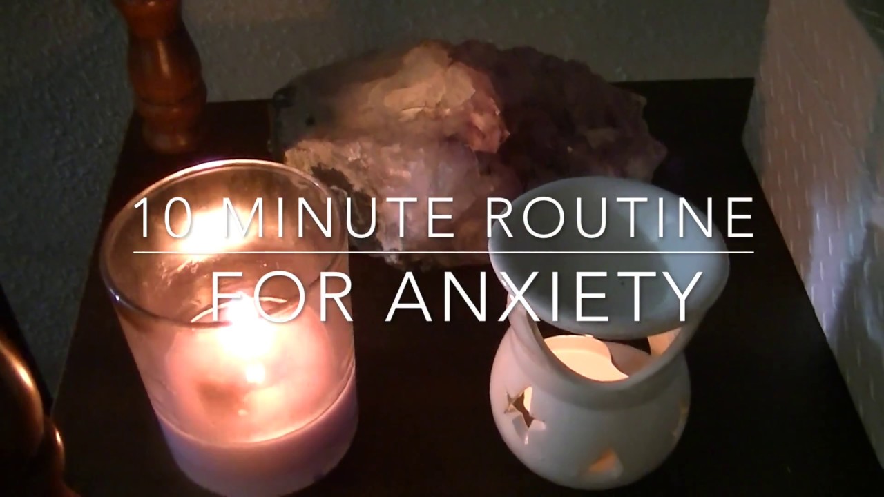 10 Minute Goth Yoga for Anxiety #1 NO MUSIC