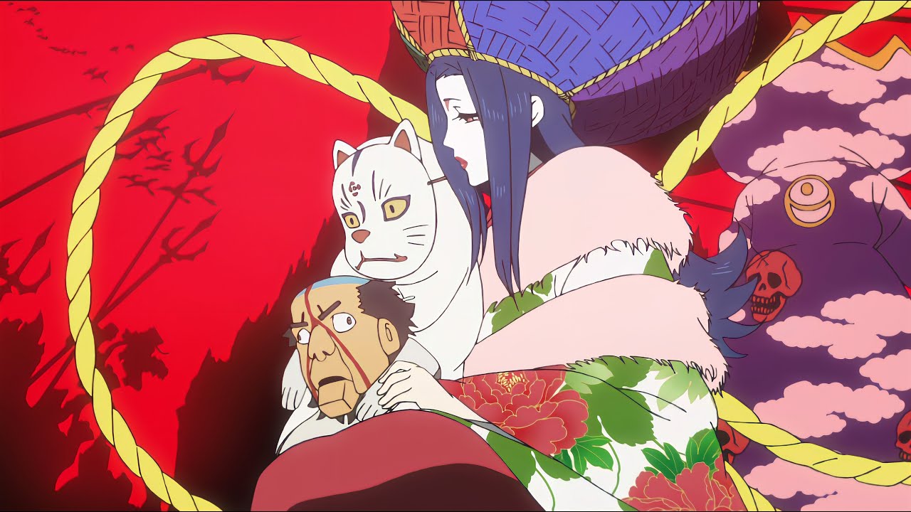 The beautiful princess married a white dog and gave birth to eight monsters.