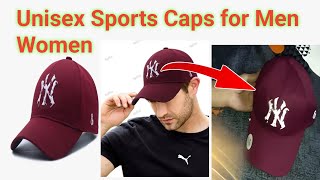 Unisex Baseball Caps, Comfortable, Stylish Design with Adjustable Buckle,, Sports Caps for Men Women