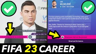 12 THINGS YOU SHOULD DO IN FIFA 23 CAREER MODE