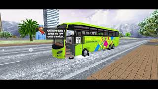 Best Bus game | Bus Simulator #busvala #bus #track #trator #car #game screenshot 3