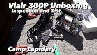 Viair 300P Portable Compressor Unboxing / Inspection / Test by Camp Lapidary 156 views 1 month ago 12 minutes, 8 seconds