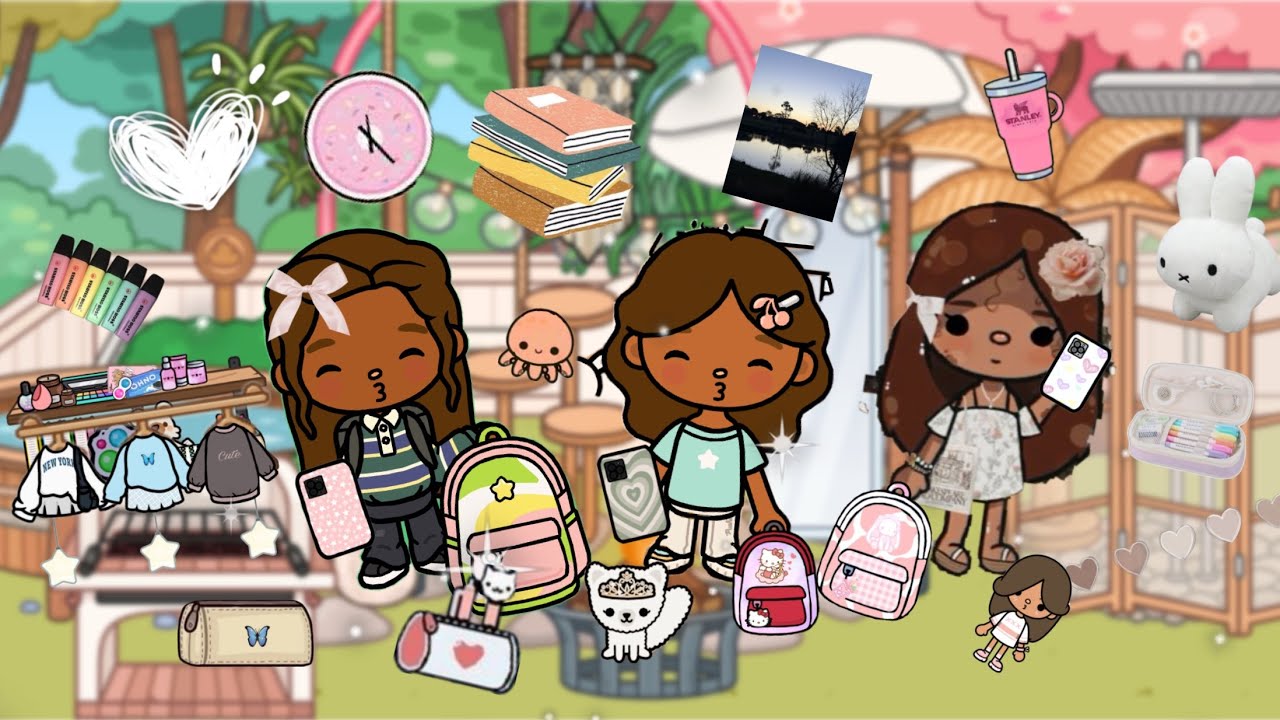 School day! 🏫😱🍎 ft~toca Boca~ credits too toca Calla /I got some ideas from her\