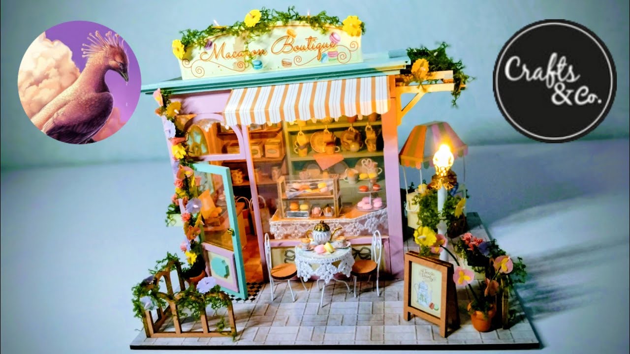 Macaron Boutique TUTO DIY miniature dollhouse Crafts & co - Action 
