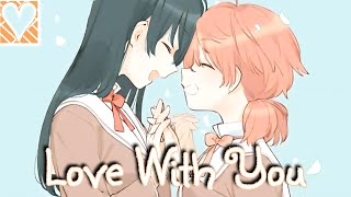 [Nightcore/Sped Up] Love With You - Sam Benwick (Lyrics)