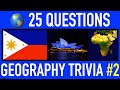 GEOGRAPHY TRIVIA QUIZ #2 - 25 Geography General Knowledge Trivia Questions and Answers Pub Quiz