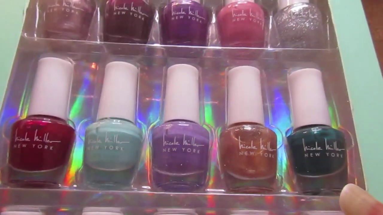 My Nicole Miller Nail Polish Collection YouTube