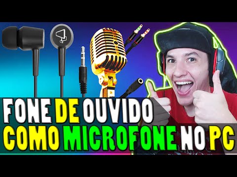 Vídeo: Como Instalar Um Microfone Com Fones De Ouvido