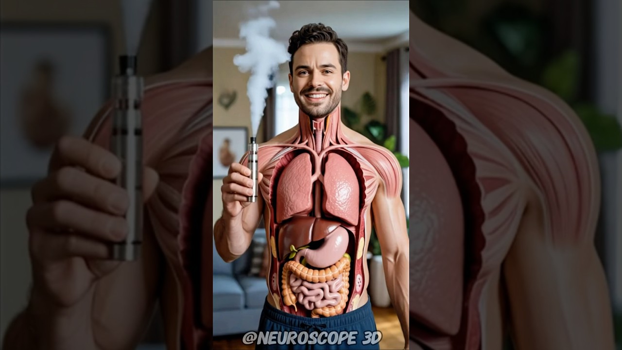 What Happens When You Smoke a Vape? | 3D Body Reaction Animation