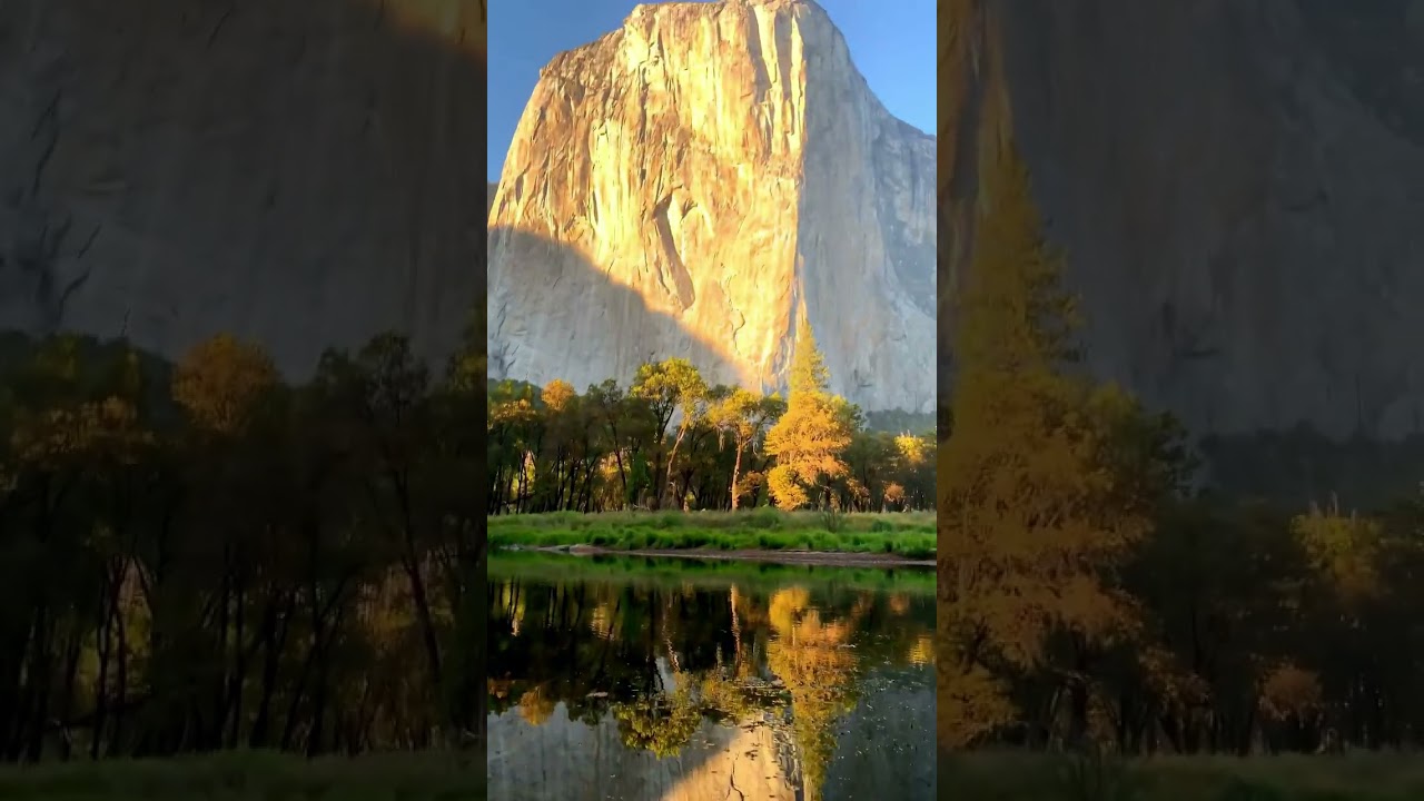 Reflective mornings in Yosemite Valley🏞 || Nature Whatsapp Status