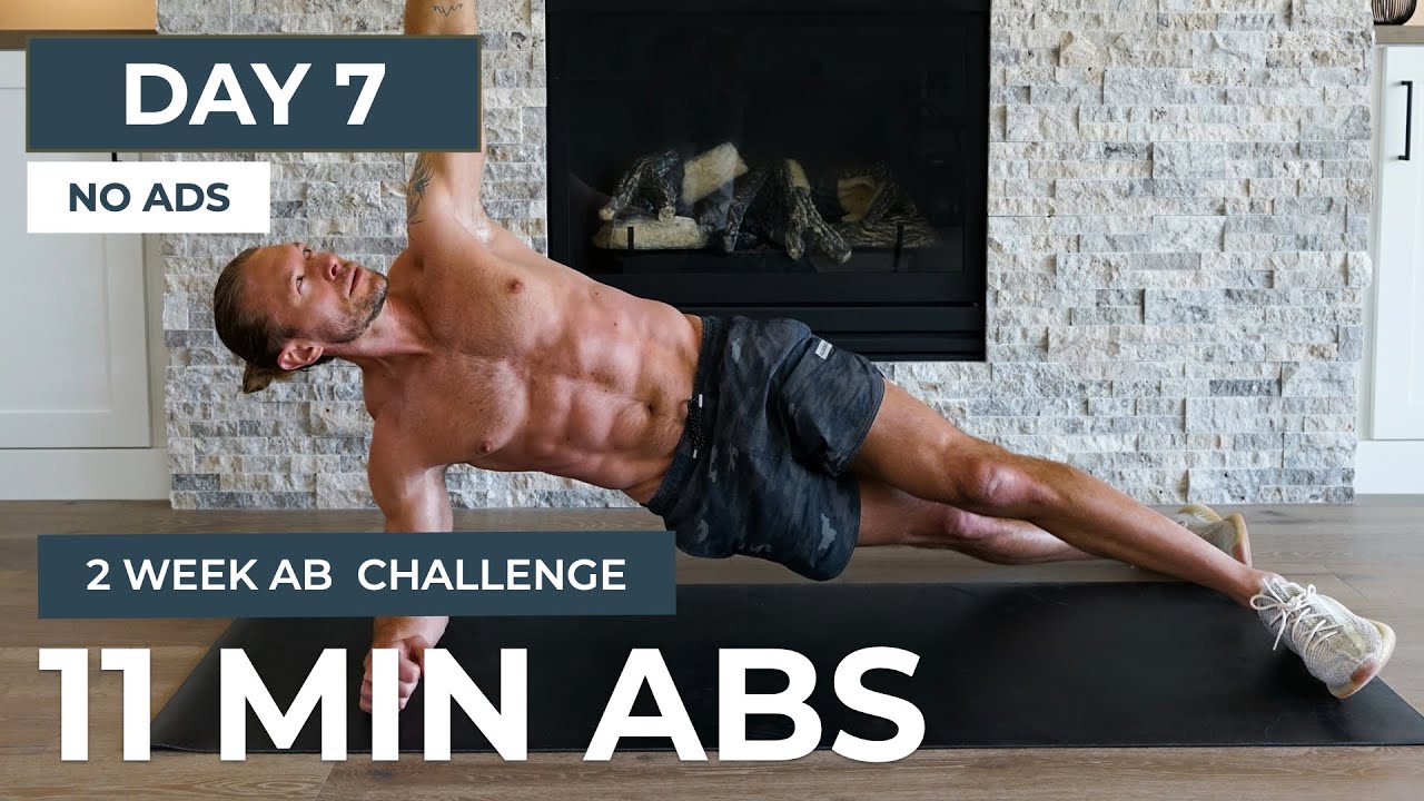 Day 7: 11 Min ABS WORKOUT at Home // Shredded: 2 Week Ab Challenge ...
