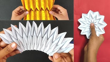 Learn Origami 03 | Basic Paper Fold Herringbone Tessellation | Centripetal & Centrifugal Grid