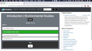 MCQ on Environmental Studies