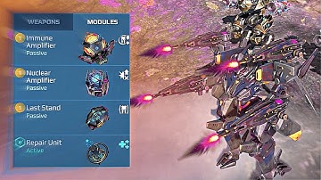 War Robots New EMP-Dash Robot NETHER Early Test Server Gameplay WR