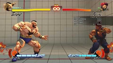 SF4 Combo Challenge 02: Gief / Fuerte