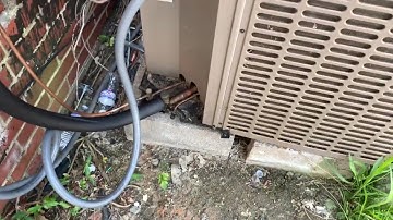 Newly Installed Used York LX Series Heat Pump Running