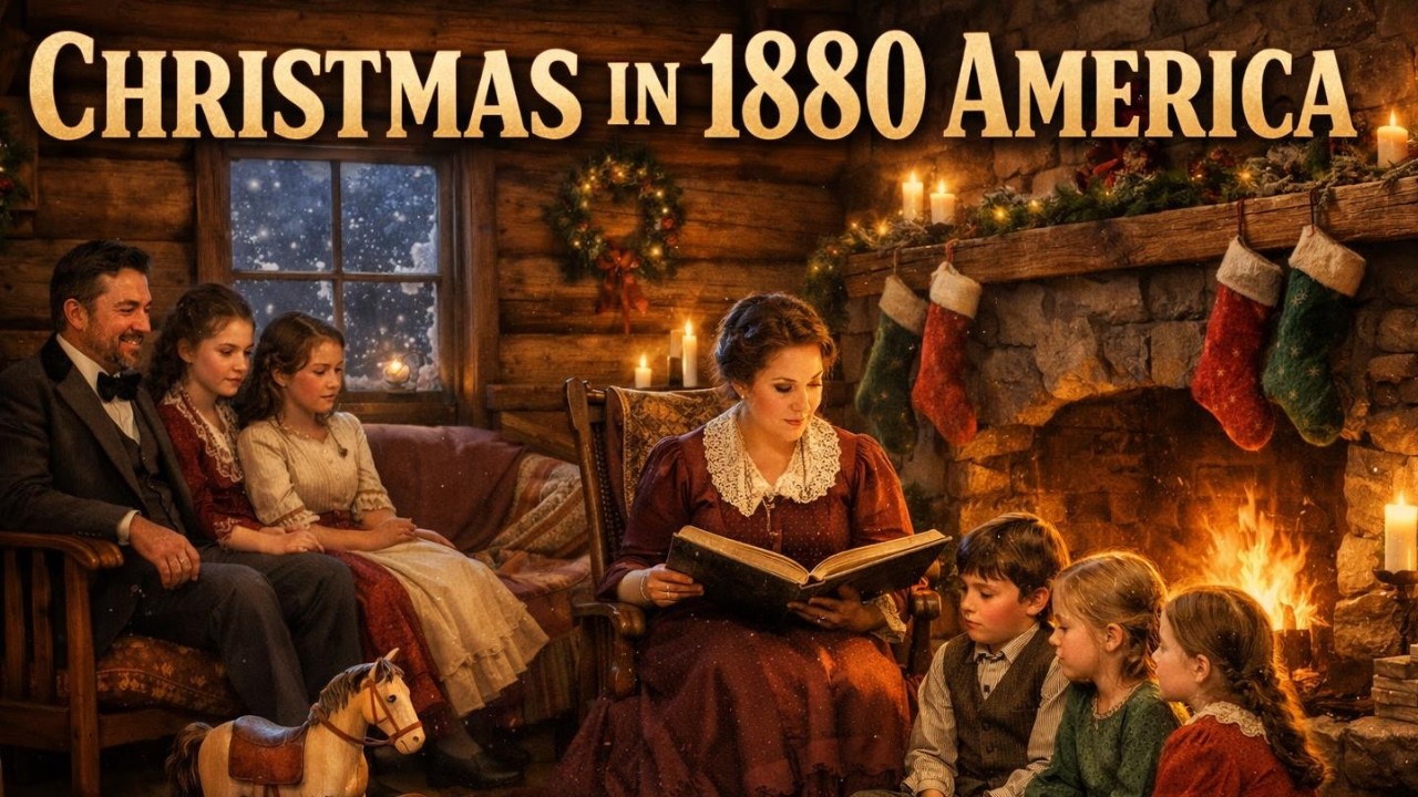 A Quiet Christmas in 1880 America: Traditions, Family, and Winter Nights