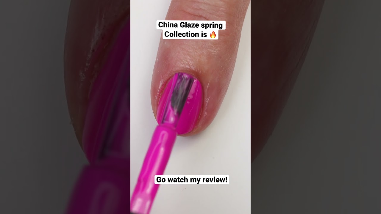 Watch my review of the new China Glaze Hello Sugar Collection! 