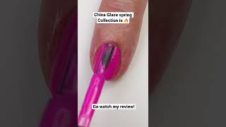 Watch my review of the new China Glaze Hello Sugar Collection shorts nailshorts chinaglaze