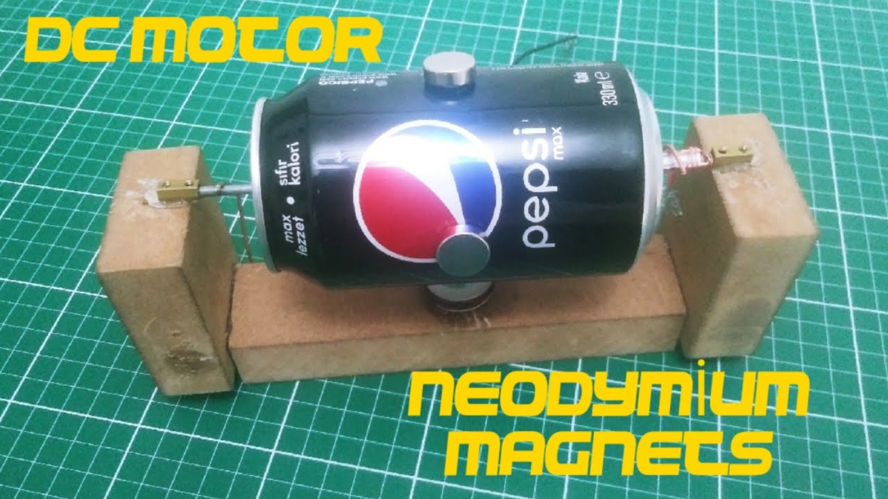 Make A Simple Dc Motor Neodyum M knat sla Dc Motor Yap m YouTube