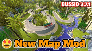 🤩NEW HILL MAP MOD IN BUSSID 3.7.1|Bus Simulator Indonesia Map mod 🎀| How to Download Map in bussid
