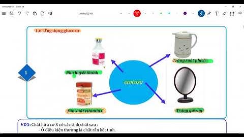 Bt nâng cao về đường glucozo hóa 9 năm 2024