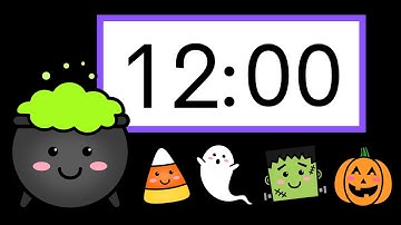 Halloween 12 Minute Rotation Timer + 2 Minute Clean Up 14 Minute Center Timer