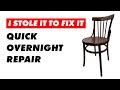 Quick Vintage Plywood Chair Repair