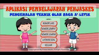 Video ini adalah contoh aplikasi pembelajaran penjaskes pengenalan
teknik olahraga atletik yang bisa dijadikan referensi untuk mahasiswa
ingin membuat a...