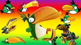 Angry Birds Transform - Angry Birds Coloring Pages For Learning Colors Part 10 : Green Bir screenshot 5