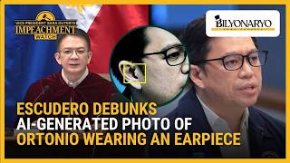 Escudero debunks AI-generated photo of Ortonio wearing an earpiece