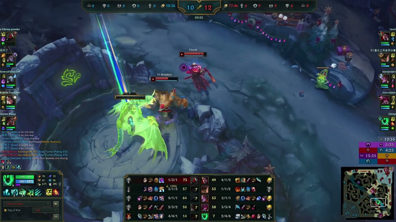 Thresh assist vs Chemtech Drake