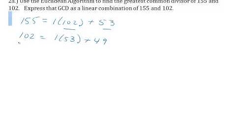 Linear Diophantine Equations