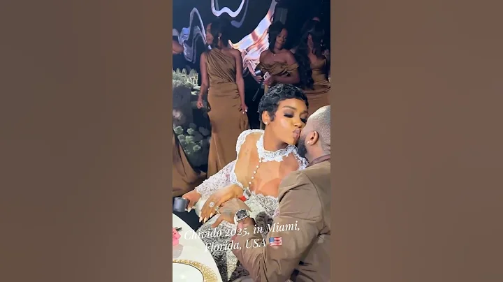 Davido 💍 Chioma Adeleke Styles With Thier Wedding Ring @ Chivido 2025 White Wedding, in Miami 🇺🇸
