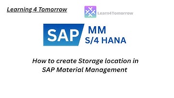 How to Define Storage Location in a Plant in SAP MM | SPRO Customization