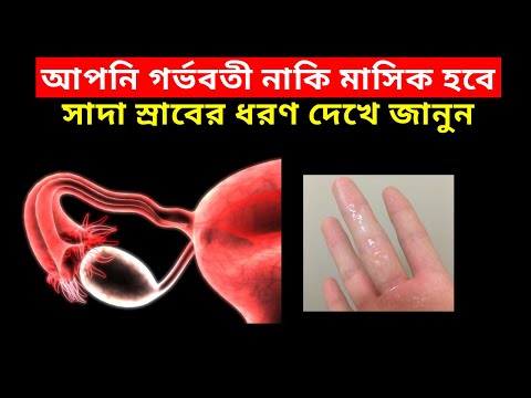 আপনি গর্ভবতী নাকি মাসিক হবে সাদা স্রাবের ধরণ দেখে বুঝে নিন । white discharge during pregnancy bangla