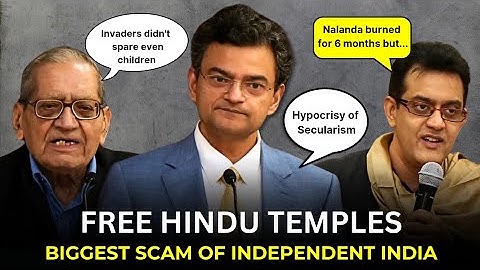 Anand Ranganathan, Vikram Sampath & prof kapil Kapoor on Hindu Temples & exposing indian history